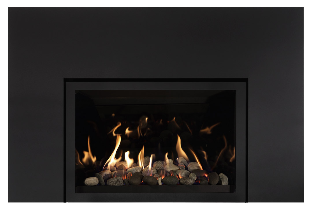 31 gas fireplace insert sklbs grey rocks