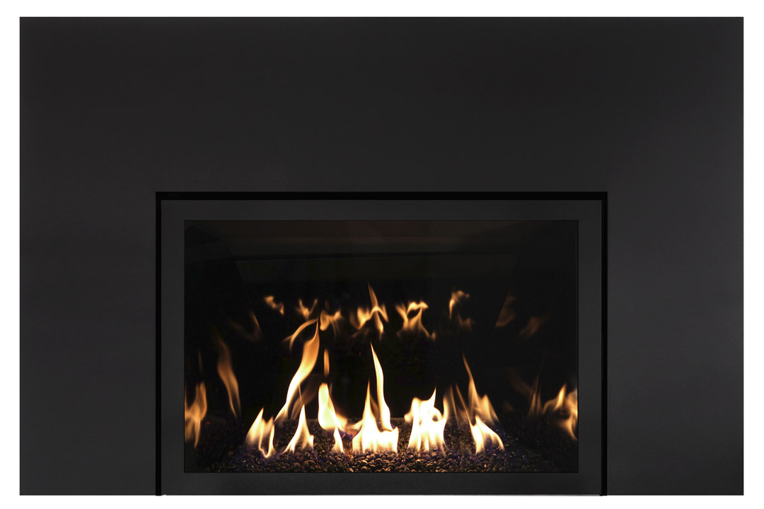 31 gas fireplace insert sklbs black beads